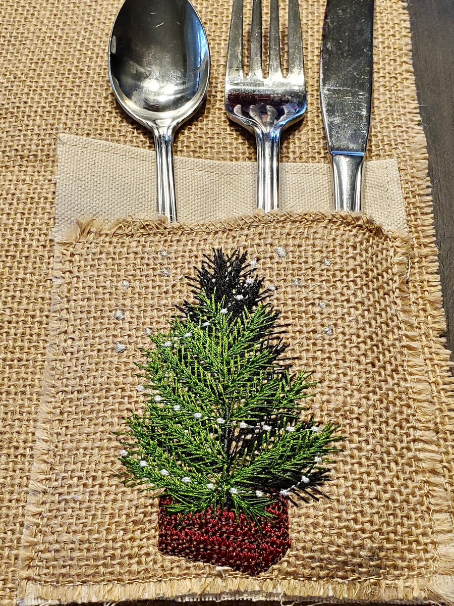 Rustic Old Fashioned Christmas Tree