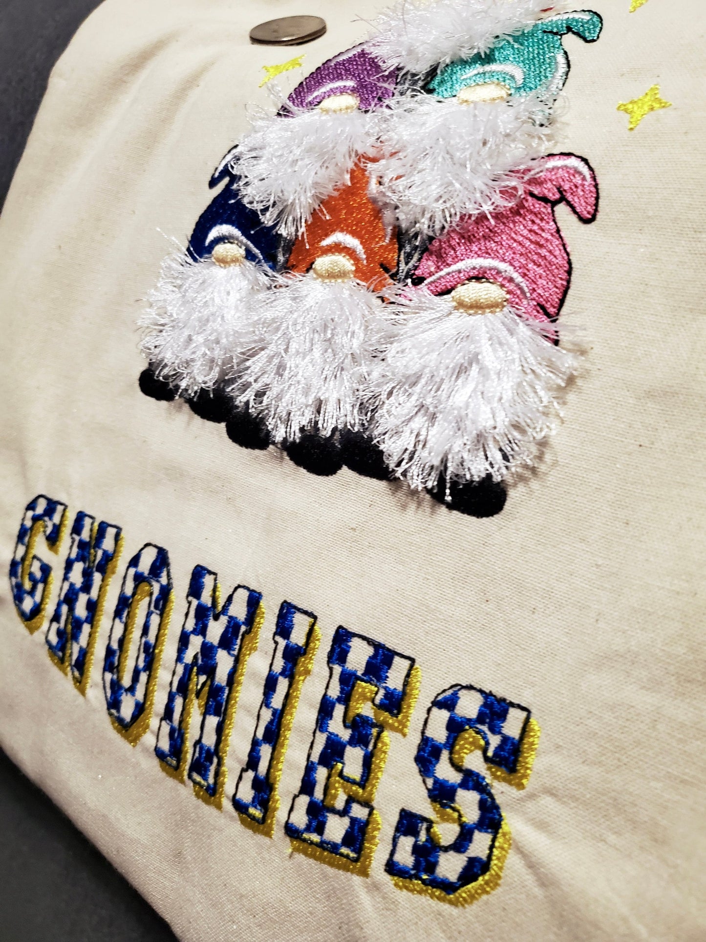 Fringed Christmas Gnome Stack of 6