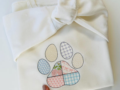 Patchwork Patterned Paw