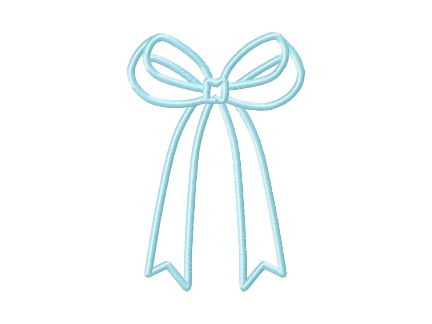 Classic Side Seam Bow Applique