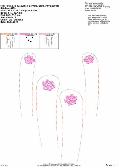 Pretty Kitty Cat Doll ITH