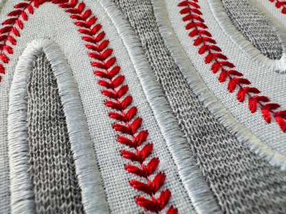 Baseball Stitch Sport Font Applique