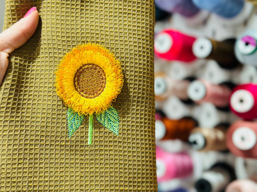 Big Fringed Sunflower Flower