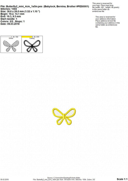 Mini Micro Wee Butterfly FSL