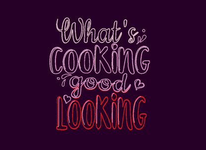 Cooking with Love Lovely Quote Kitchen Set