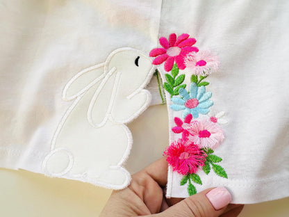 Little Easter Bunny Fringed Flower