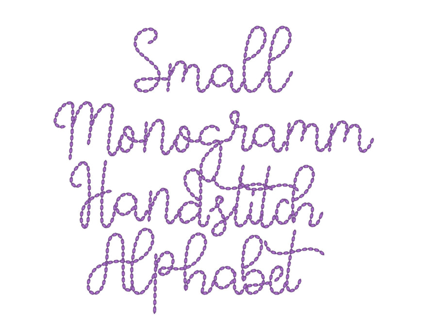 Hand Stitch Effect Handwritten Font