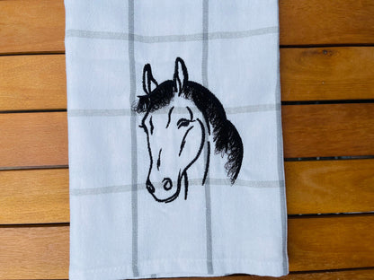 Graceful Horse Head Fringed Hair