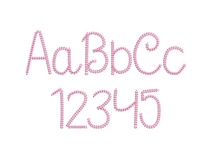 Bold Chain Stitch Font Jelly