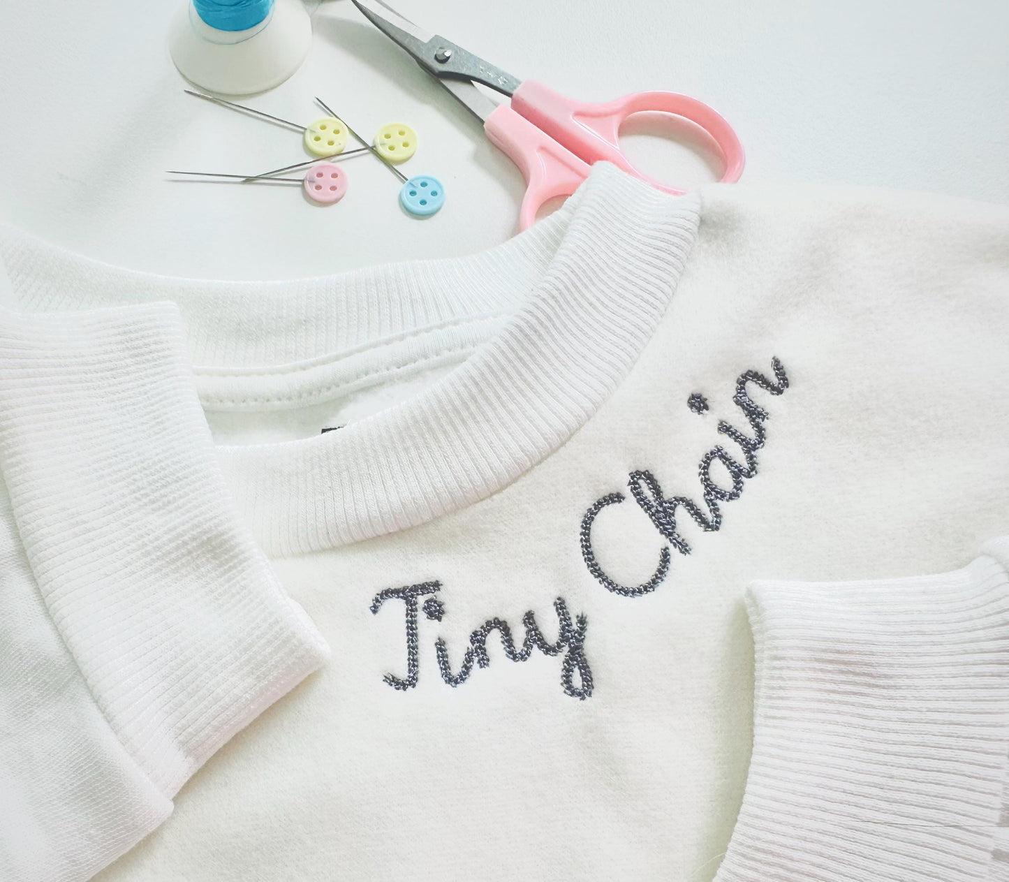 Tiny Playful Chain Stitch Handwritten Font