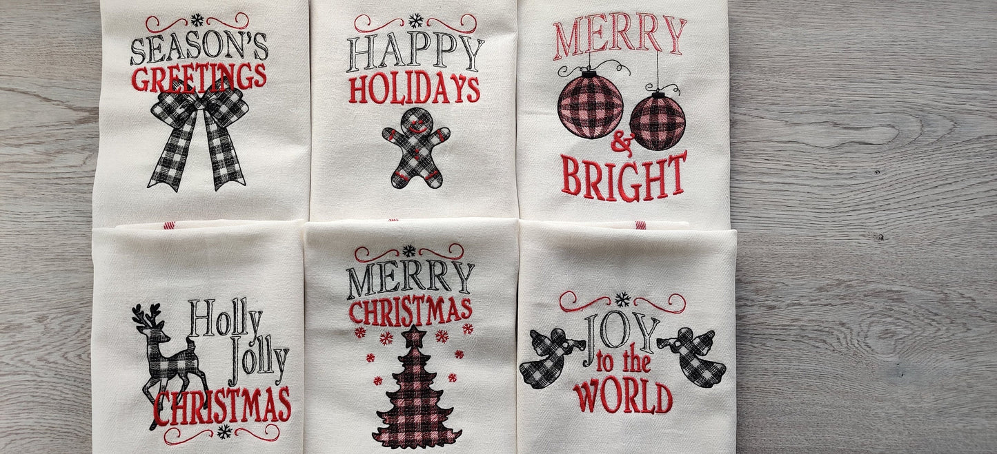 Classic Old Fashioned Merry Christmas Set