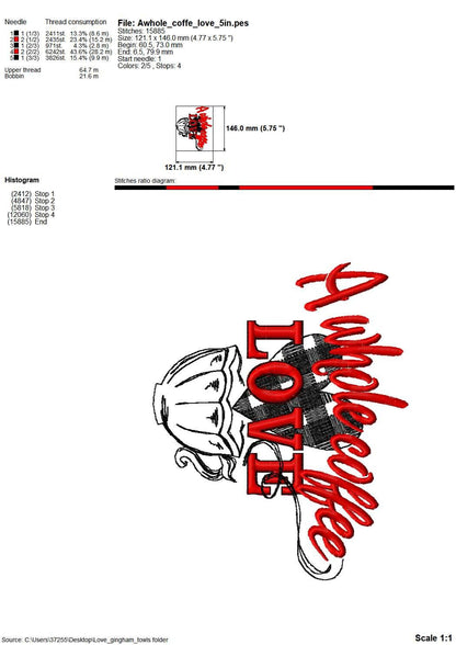 A Whole Coffee Love Saying