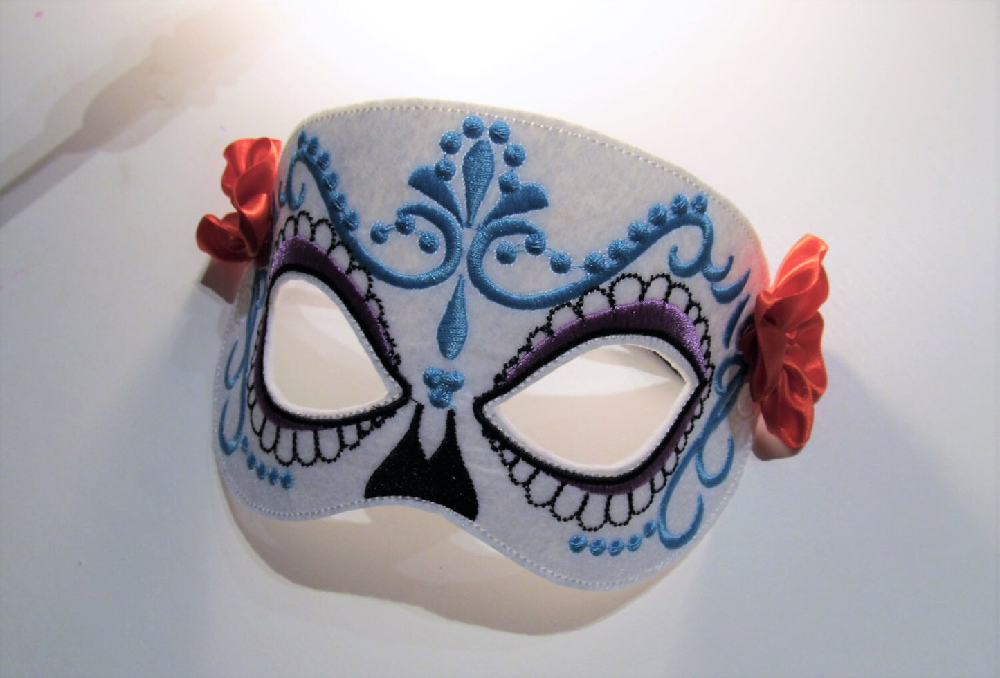 Calavera Sugar Skull Mask ITH