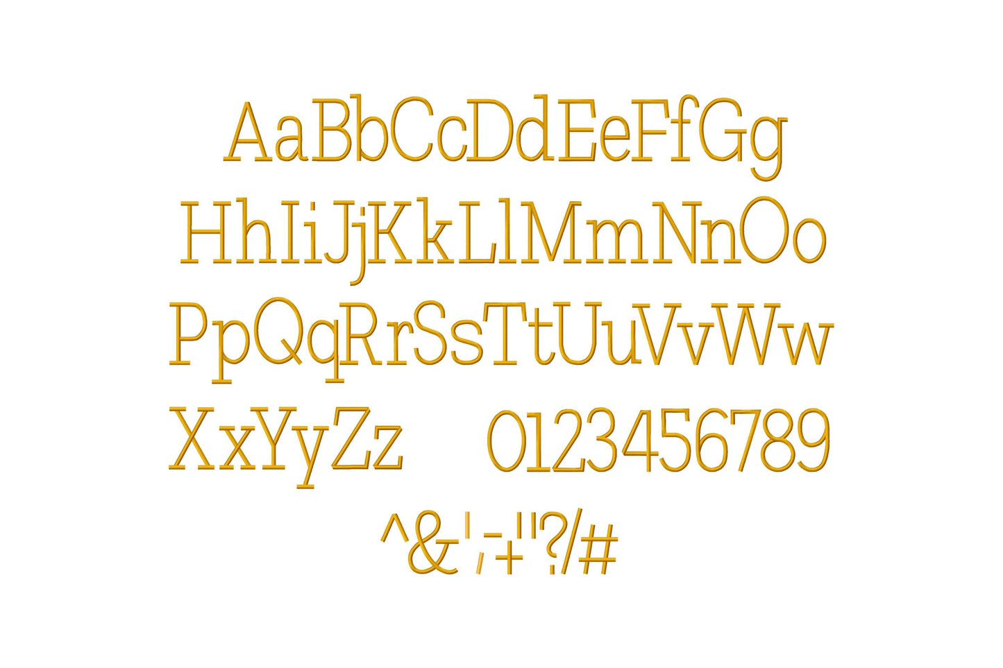 Satin Stitch Spring Flower Font Set