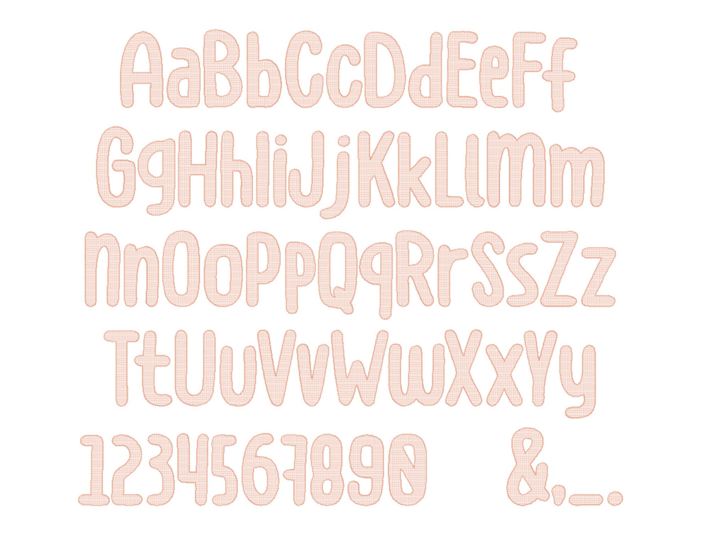 Light Stitch Kids Font