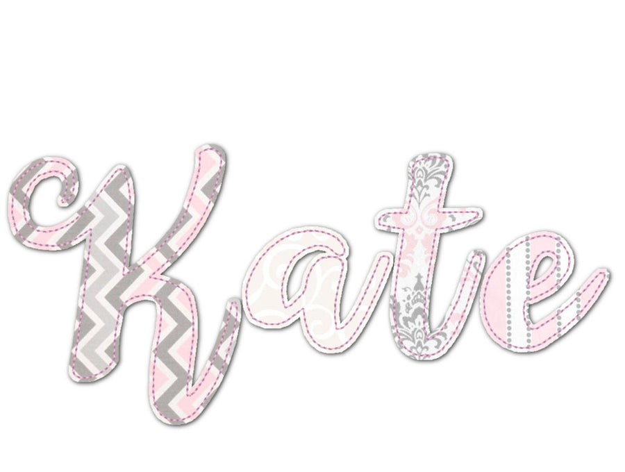 Raggedy Edge Font Applique