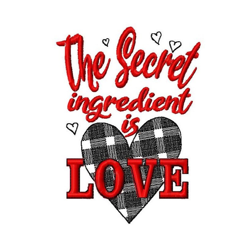 The Secret Ingredient Is Love Saying