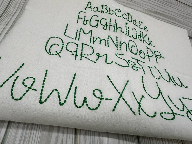 Must Have Hand Stitch Effect Font