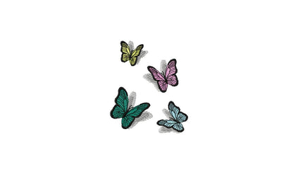 Mini Realistic Butterfly with Shadow