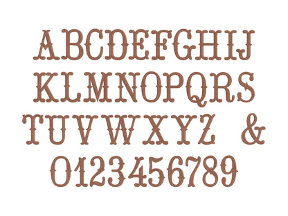 Fishtail Monogram Font