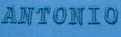 Split Athletic Collegiate Number Applique