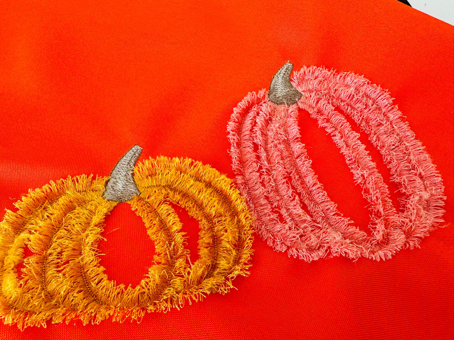 Fringed Fall Pumpkin