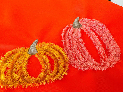 Fringed Fall Pumpkin