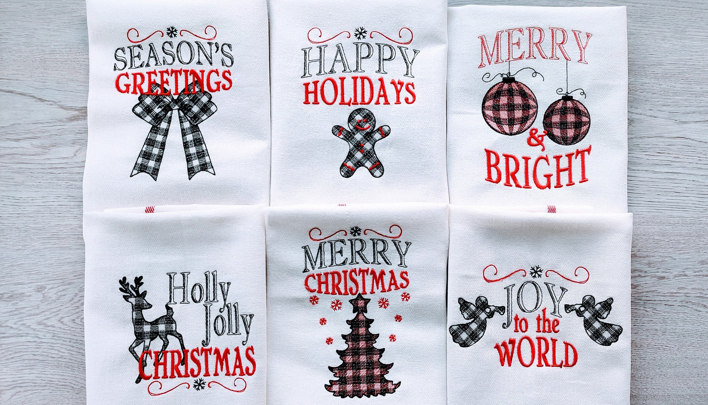 Classic Old Fashioned Merry Christmas Set