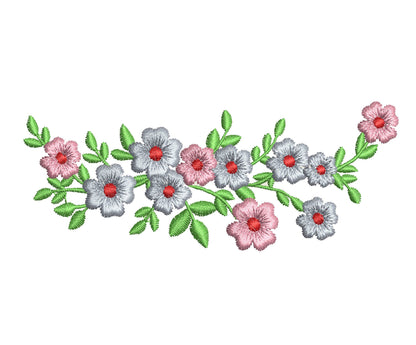 Mini Vine of Leaves And Flowers