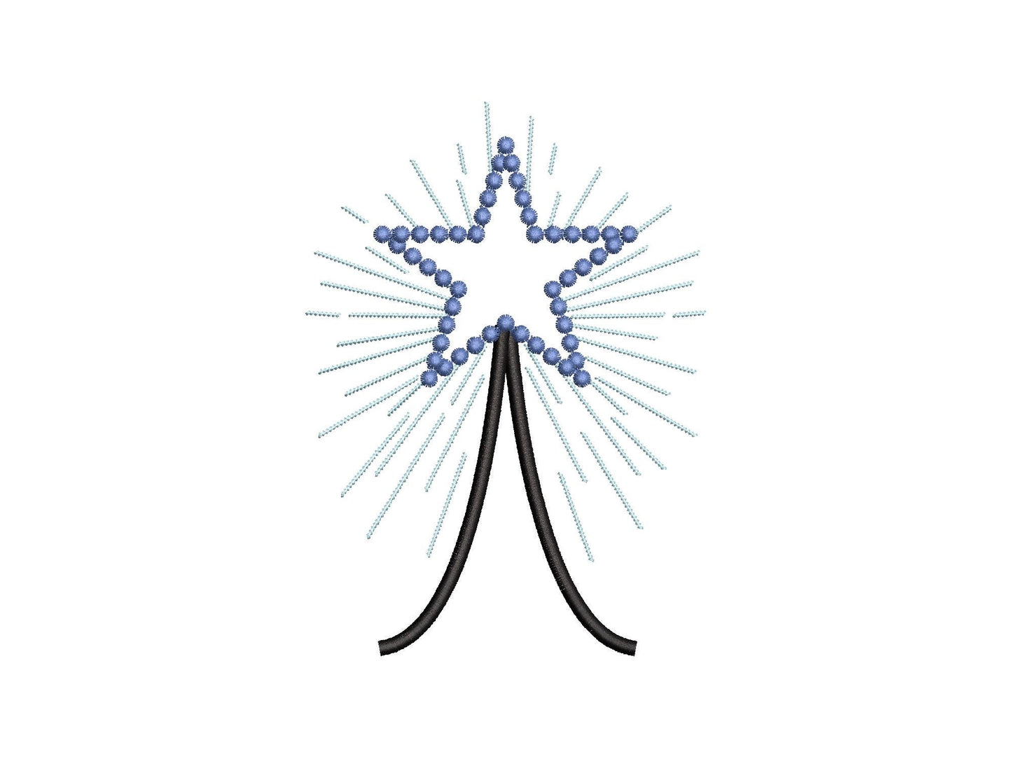 Sparkling Star Split Side Seam Cutout
