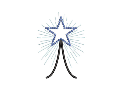 Sparkling Star Split Side Seam Cutout