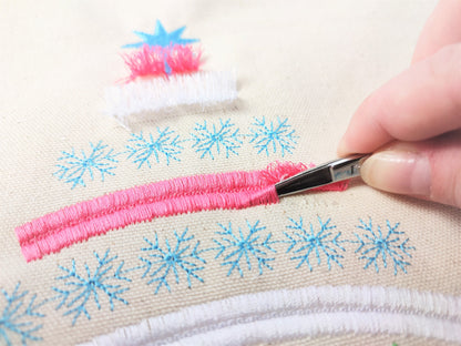 Extraordinary Fringed Christmas Tree