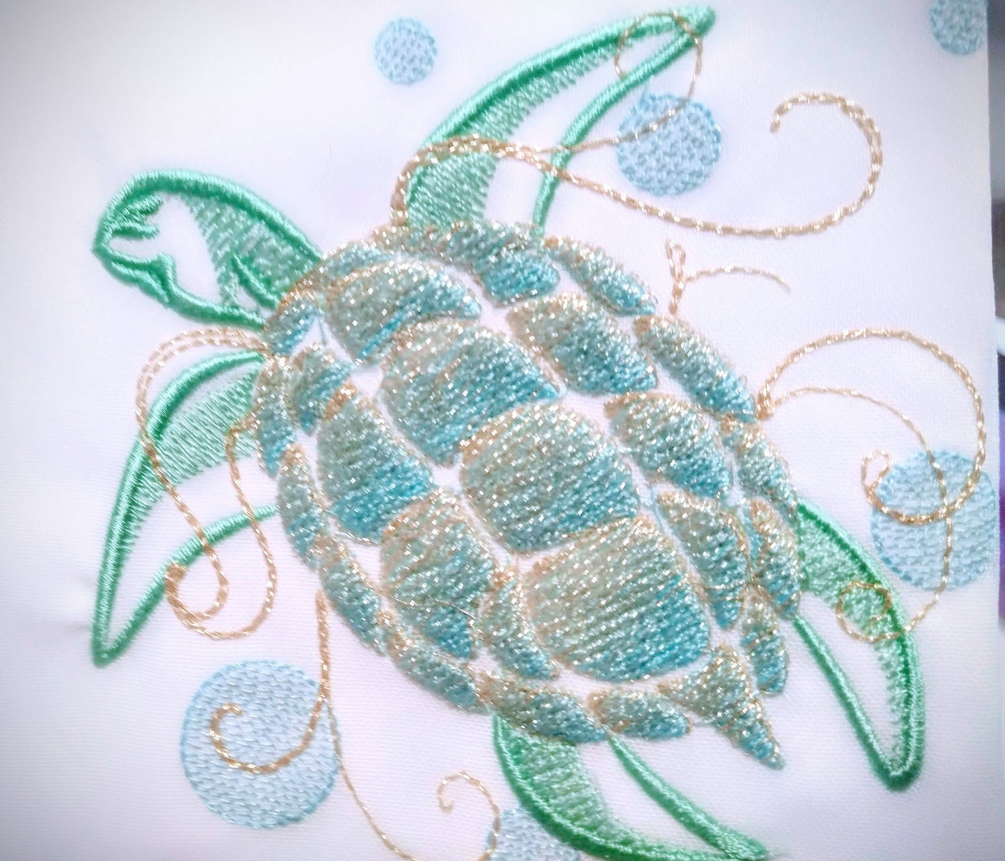 Iridescent 2-Color Tribal Turtle