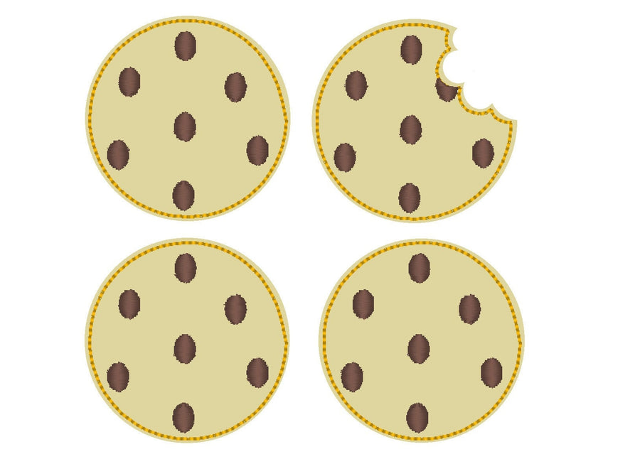 Cookie and Bitten Cookie Feltie ITH