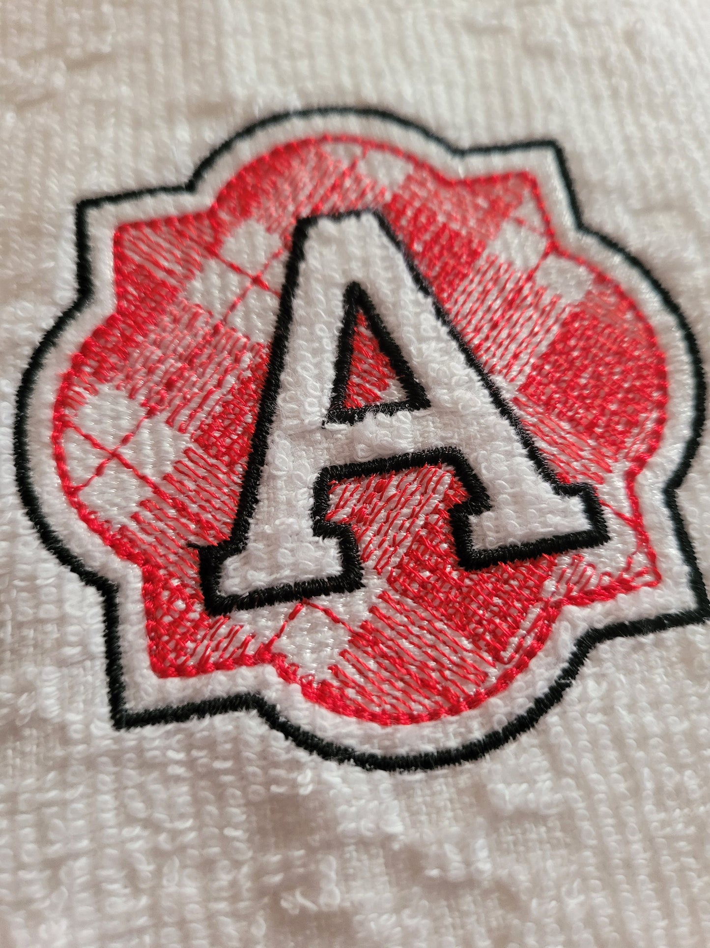 Plaid Classic Embossed Towel Monogram