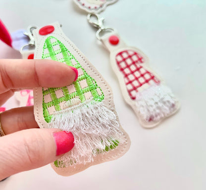 Fringed Beard Gnome Keychain