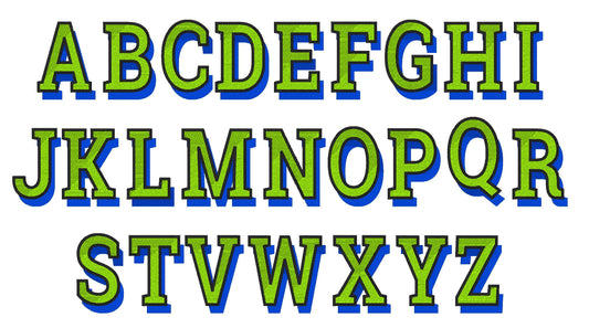 Summer Set Shadow Font And Monogram Frame