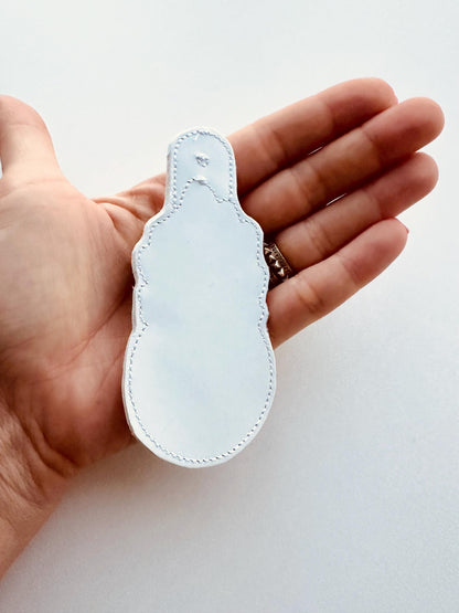 Fringed Pineapple Fruit Keychain