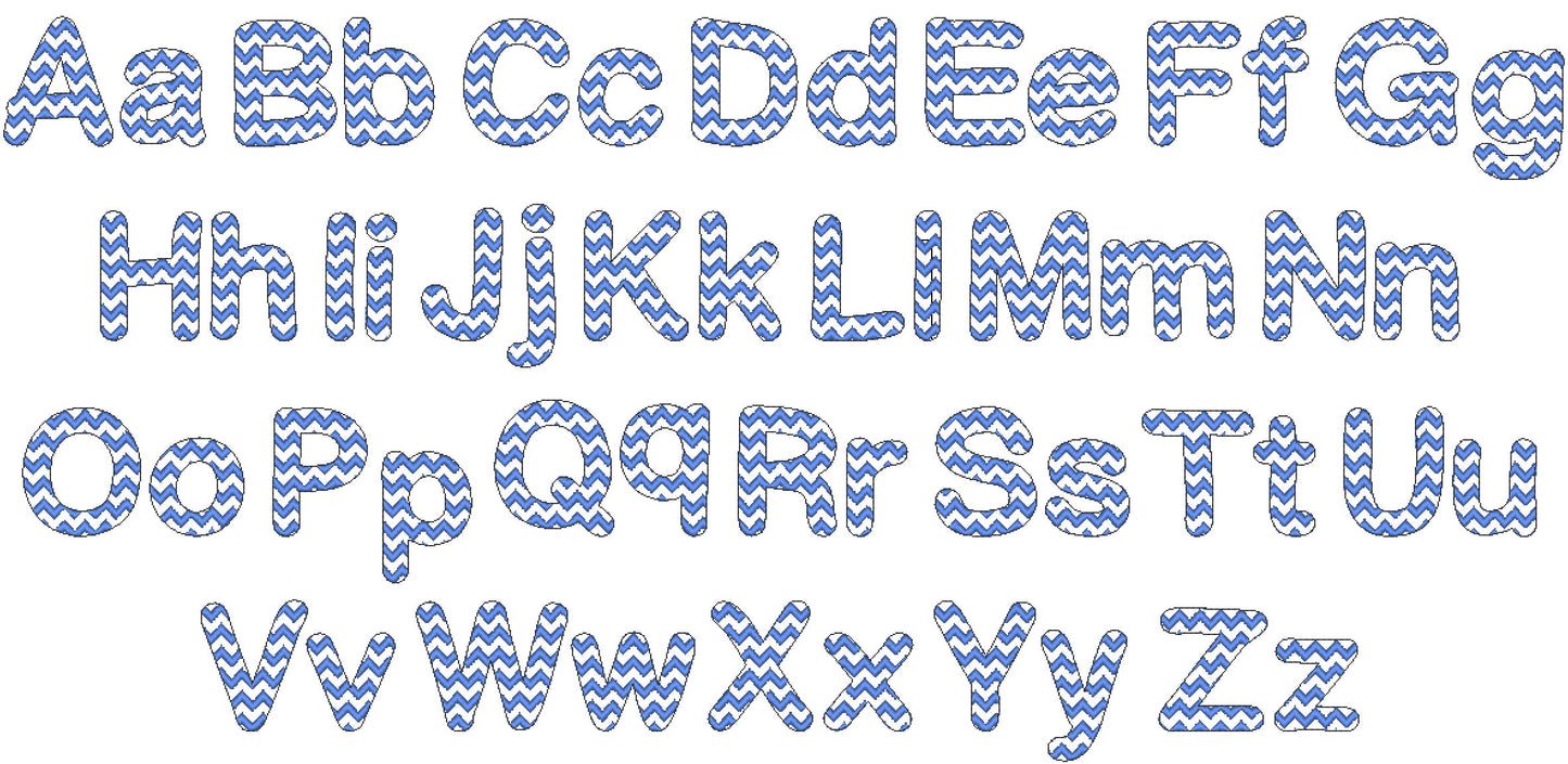 Chevron Ric Rac Font Edgar