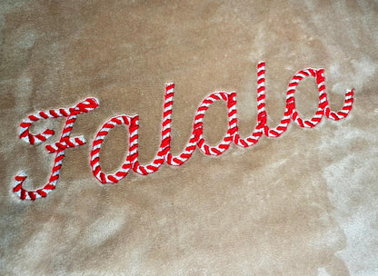 Classy Candy Cane Handwritten Font