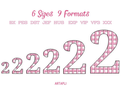 Checkered Gingham Plaid Font