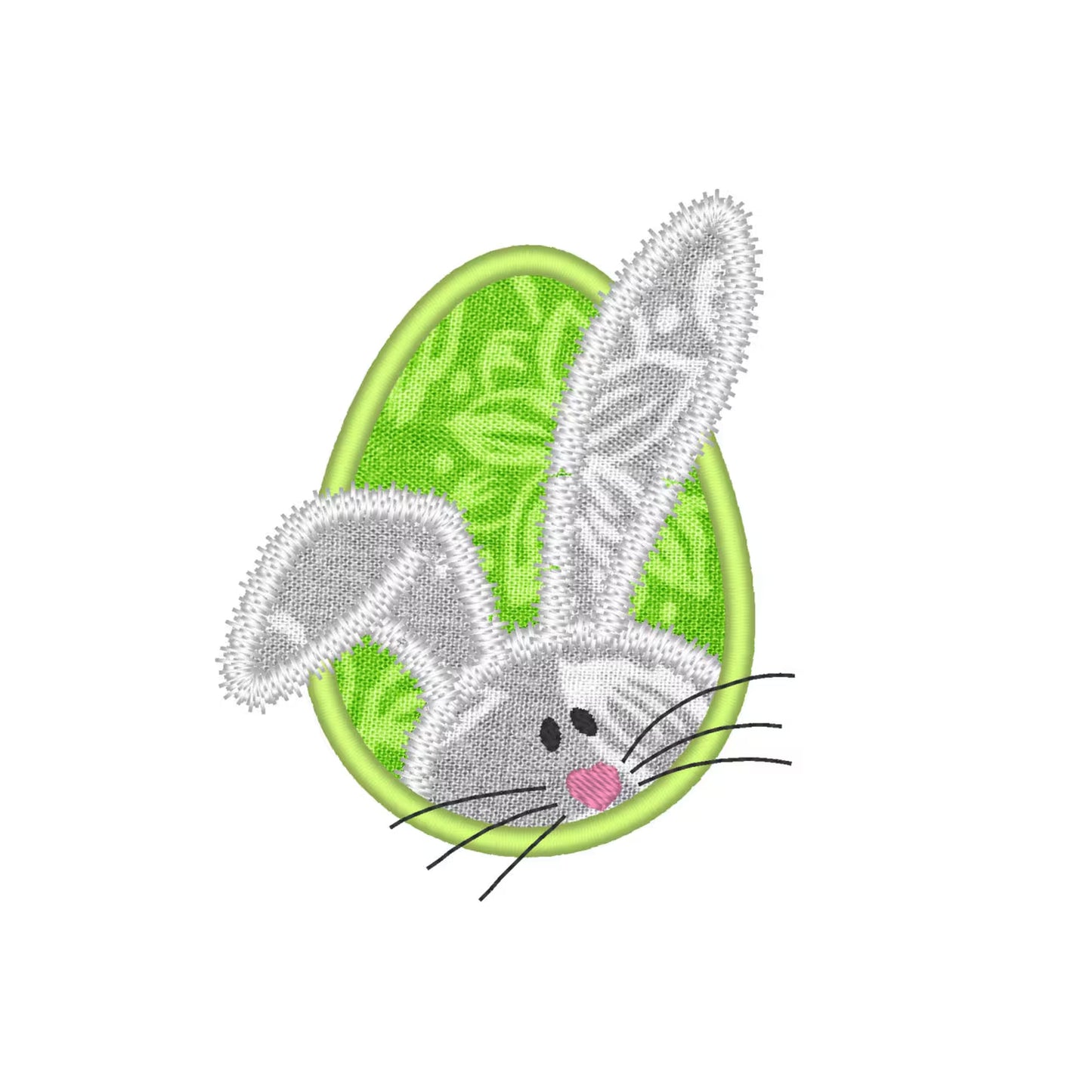 Peeking Bunny in Egg