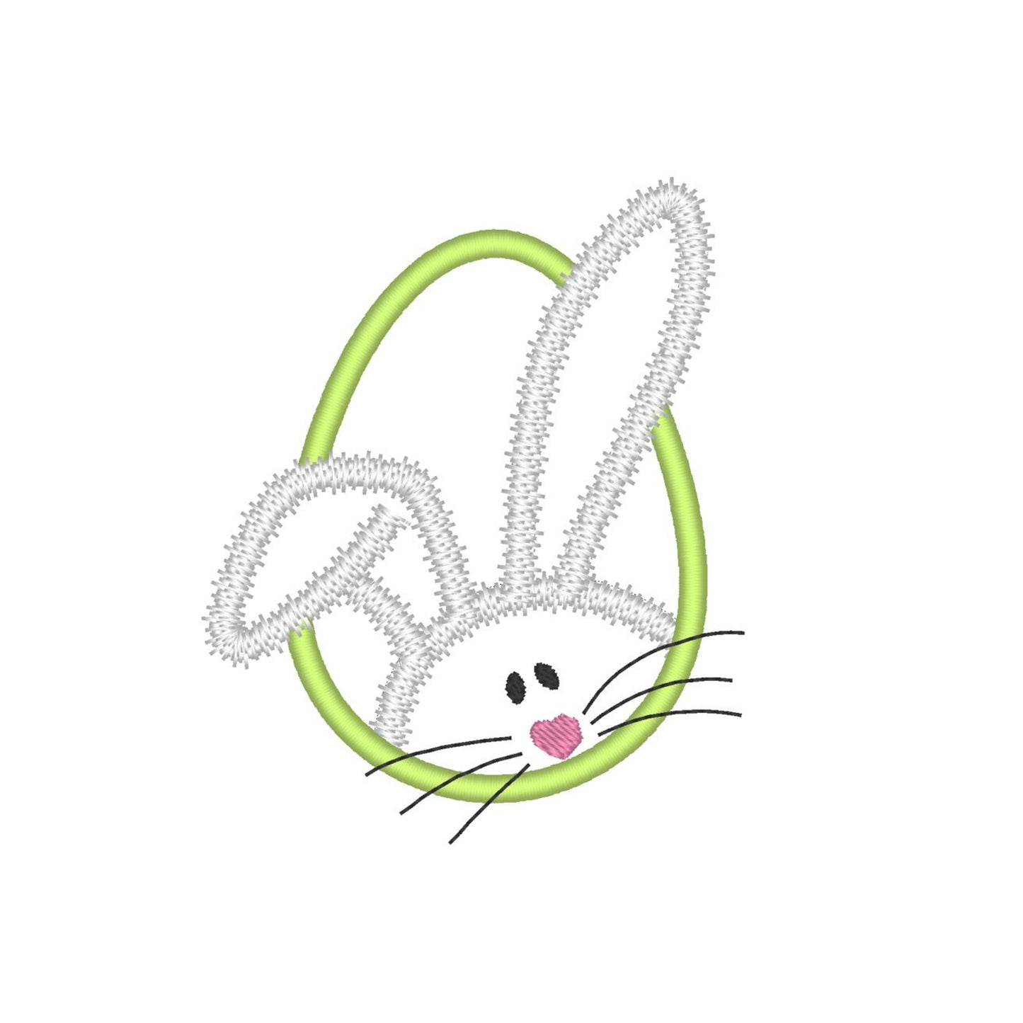 Peeking Bunny in Egg