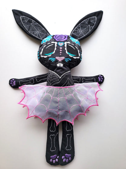 Sugar Skull Calavera Pretty Bunny ITH