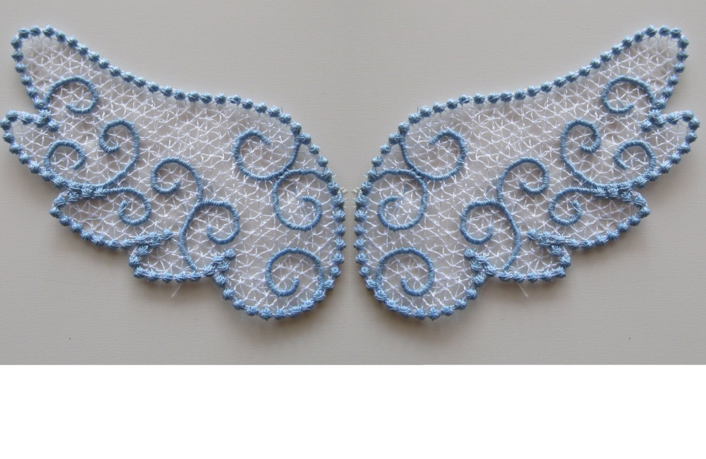 FSL, Free standing angel wings embroidery designs 4x4 Used with water