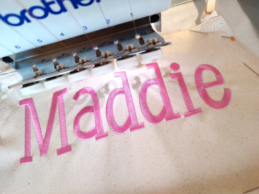Playful Kids Satin Stitch Font