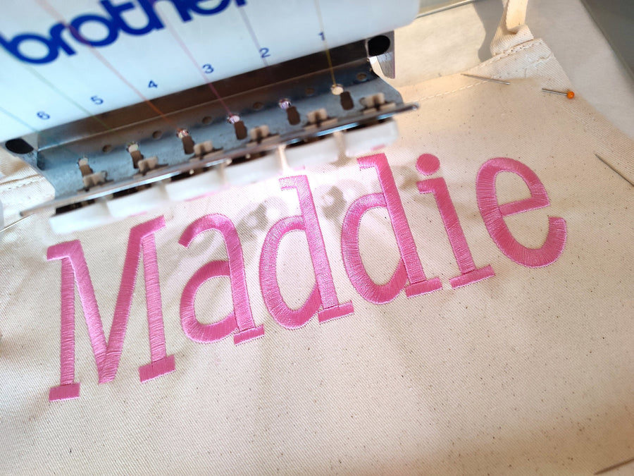 Playful Kids Satin Stitch Font