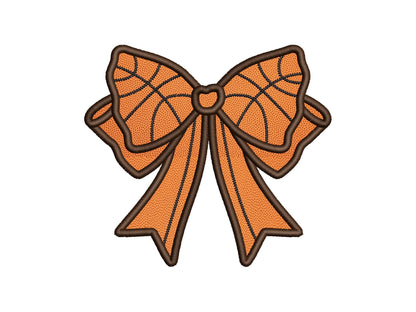 Basketball Side Bow Applique