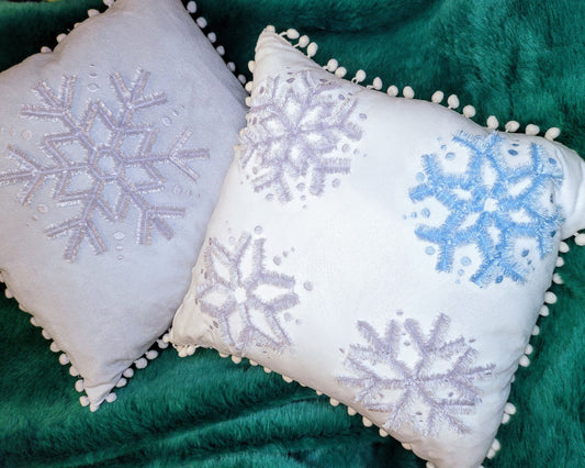 Fringed Snowflake Set of 6