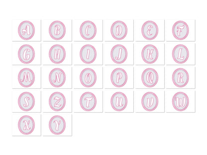 Embossed Lace Monogram Font